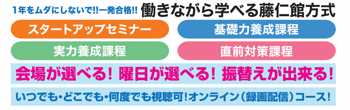 働きながら学べる藤仁館方式